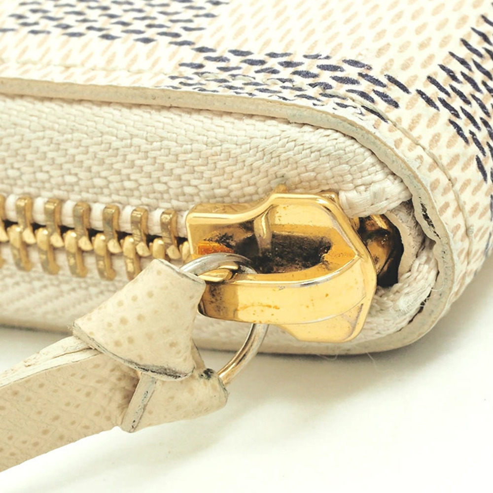 Louis Vuitton Portefeuille Clemence Damier Azur White - Picture 7 of 7